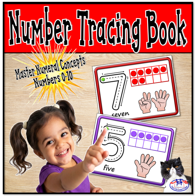 Number Tracing Book 0-10